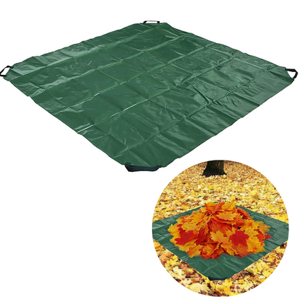 Cheqo® Tuinafvalzeil - Afdekzeil - Tuinafvalzak - Tuinafval Zeil - Bouwzeil - 150x150cm Tuinafvalzak