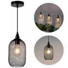 Cheqo® Buitenlamp - Hanglamp Solar - Tuinlamp op Zonne-Energie - Buitenlamp Zonne Energie - LED - ø15cm - 27cm Hoog - Metaal Buitenverlichting