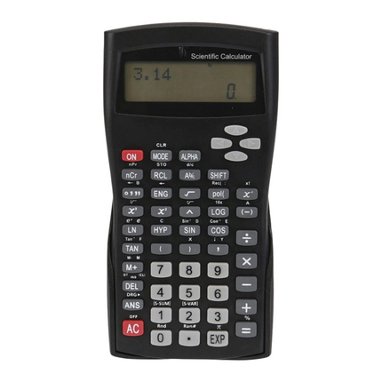 Cheqo® Wetenschappelijke Rekenmachine - Accuraat - Voor Formules en Berekeninen - Calculator Wetenschappelijke Rekenmachine