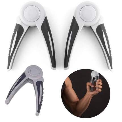 Cheqo® Handtrainers - Handknijpers - Handgrippers - Handgrips - Knijphalter - Griptraining - Vingertrainer - Onderarm Trainer - Pols Trainer - Rubber - 2 Stuks Handtrainer