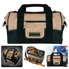 Cheqo® Gereedschapstas - Tas voor Gereedschap - 29 Opbergmogelijkheden - 47x29x38cm - Polyester - Sterke Ritssluiting - Comfortabele Schouderriem Gereedschapstas