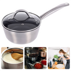 Cheqo® Aluminium Steelpan - Ø 18cm - 2.5L - Inclusief Deksel - Alle Warmtebronnen - Gas, Elektrisch, Keramisch, Inductie, Halogeen, Oven - Vaatwasserbestendig - PFOA Vrij Kookpan