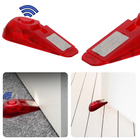 Cheqo® Deurstop Alarm - 110dB - 15cm - Anti-Inbraak Deurwig met Alarm - Beveiliging - Veiligheid - Thuis Deurwig