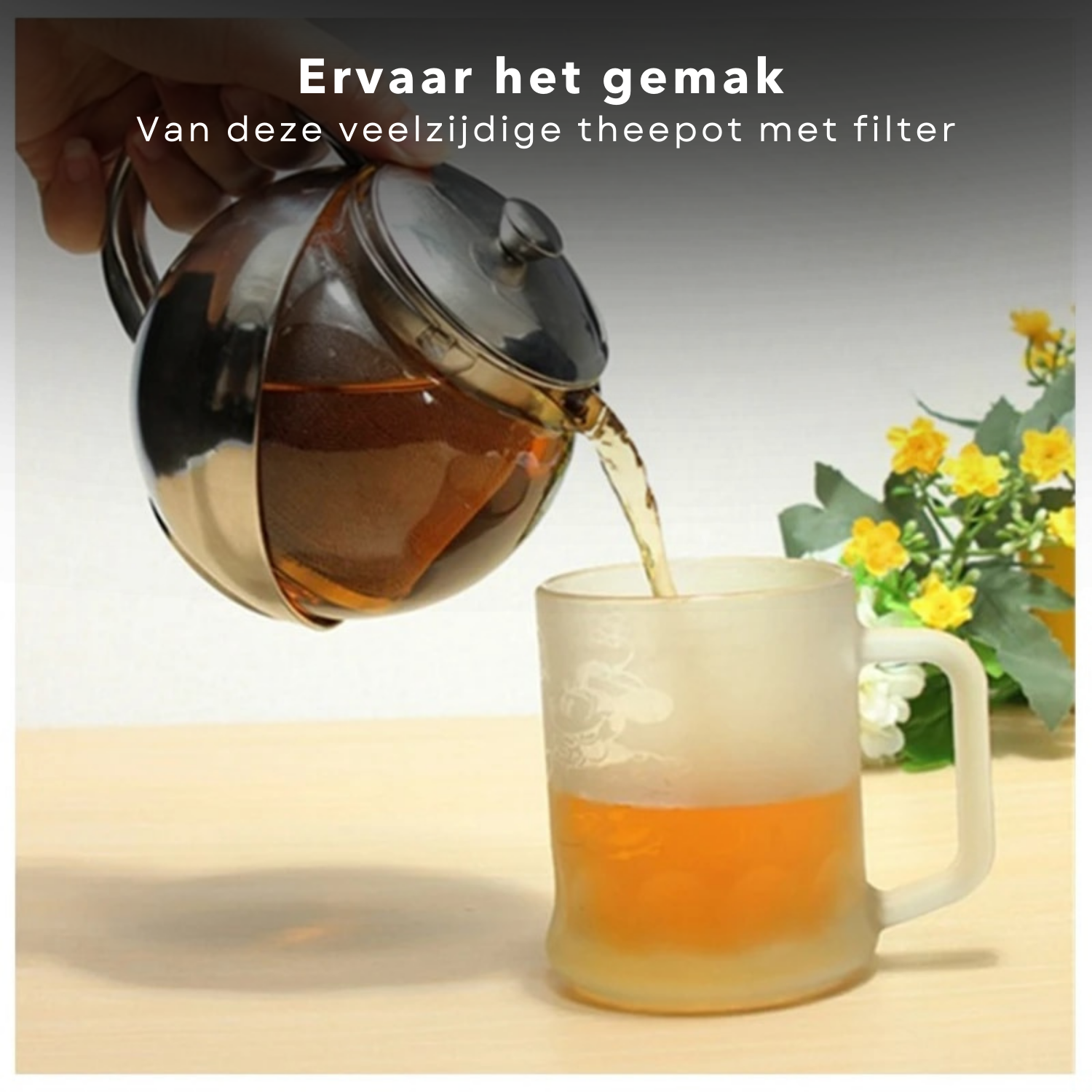 Weis Theepot Rond met Theefilter, 1L kopen Weis Theepot Rond met Theefilter, 1L kopen