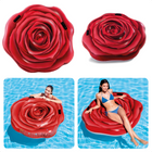 Cheqo® Luchtbed - Roos - 137x132cm - 1 Persoon - Opblaasfiguur - Luchtbed voor Zwembad Opblaasfiguren