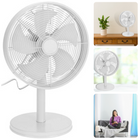 Cheqo® Luxe Metalen Tafelventilator - Ventilator - Fan - Ø 30cm - 35W - 3 Snelheden - Robuust & Krachtig Ventilator