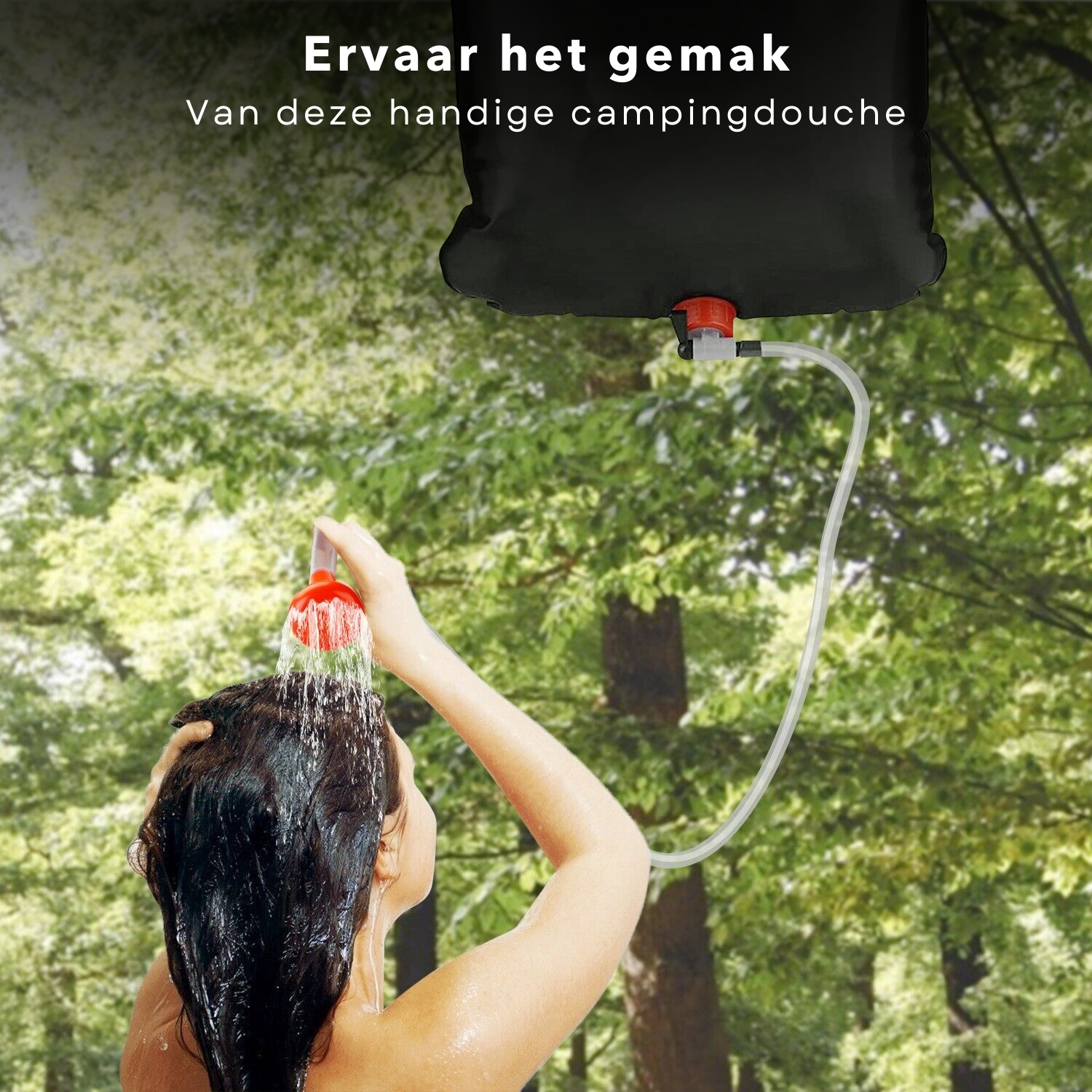 Zonnedouche voor de camping 10 liter Zonnedouche voor de camping 10 liter