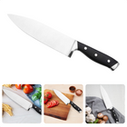 Cheqo® PRO Koksmes - 20cm - RVS - Chef Knife - Vlees, Vis & Groente - Ergonomisch Heft - 3 Klinknagels Koksmes