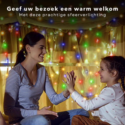 Cheqo® LED Verlichting 720 LED - 54m - Multicolor - 8 Lichtfuncties - Soft Wire - Flexibel Snoer - Feestverlichting - Kerstverlichting - Tuinverlichting - Buitenverlichting - Gekleurde Kerstverlichting - Voor Binnen en Buiten Kerstboomverlichting