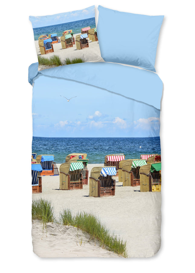 Cheqo® Tweepersoons Dekbedovertrek - 140x220cm - Inclusief Kussenslopen - 100% Microfiber - Multicolor Dekbedovertrek
