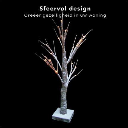 Cheqo® Lichtboom - Lichtgevende Boom - Kerstverlichting - Kerstboom - Kerstbloesem - 45cm Lichttakken