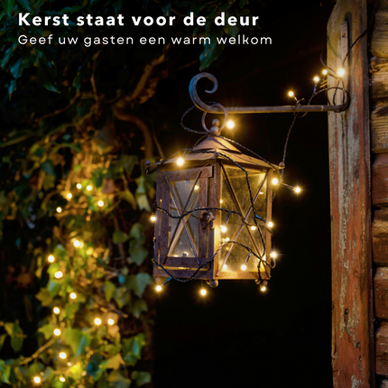 Cheqo® Kerstboomverlichting - Lichtsnoer - Kerstlampjes - Led Verlichting - Kerstverlichting - 480 LED - 36 meter - Binnen en Buiten - Warm Wit Kerstboomverlichting