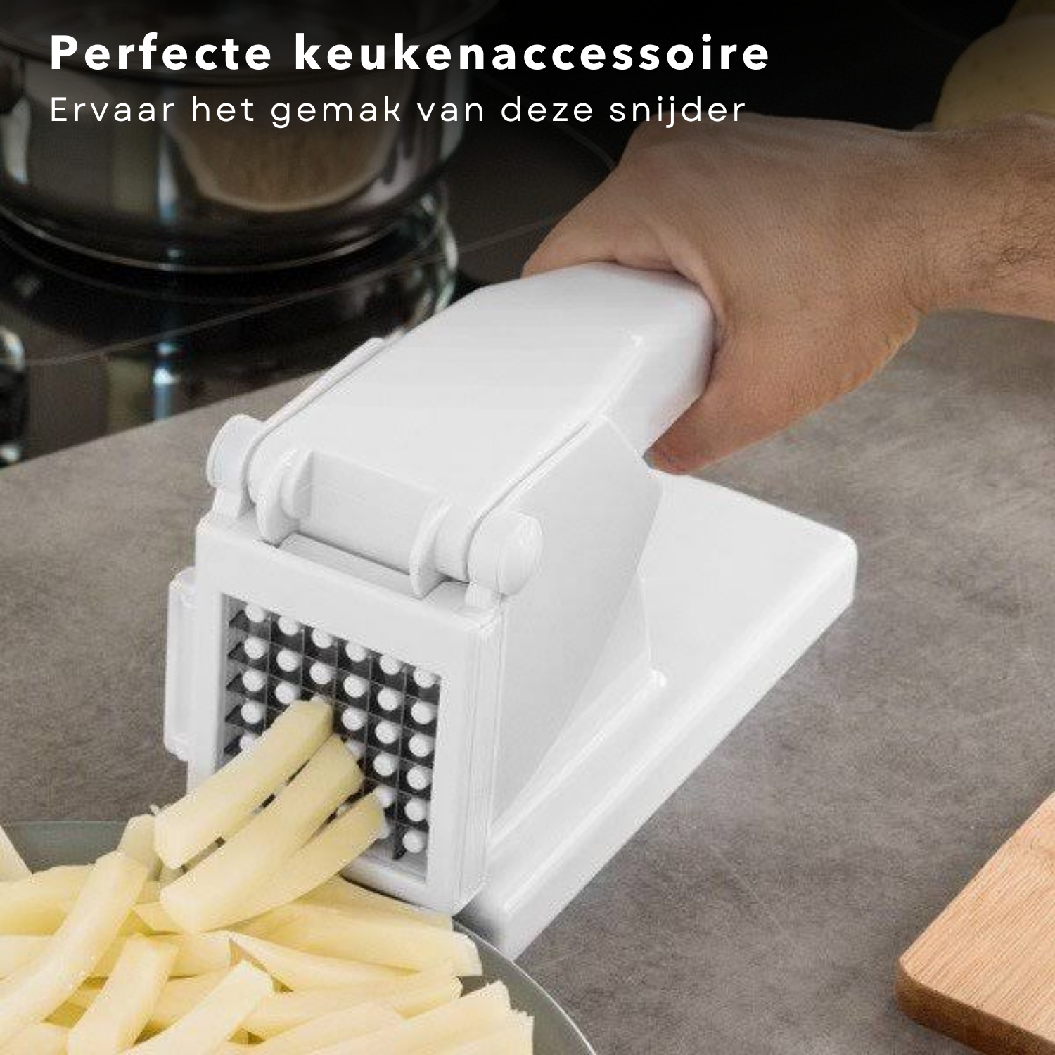Frietsnijder aardappelsnijder voor friet KINGHOFF KH-1872 Frietsnijder aardappelsnijder voor friet KINGHOFF KH-1872