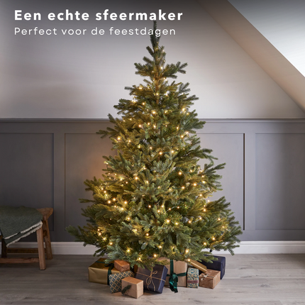 Cheqo® Draadverlichting - Kerstverlichting - Kerstlampjes - Kerstboomverlichting -  Lampjes Slinger - Lichtsnoer - LED Lampjes voor Binnen en Buiten - 36 Meter - 480 LED - Extra Warm Wit Kerstboomverlichting