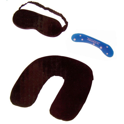 Cheqo® Reisset - Wellness Set - Slaapmasker - Nekkussen - 3-delig Reisset